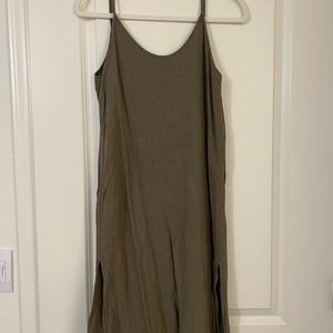 Carly Jean Los Angeles Parson Spaghetti Midi Dress